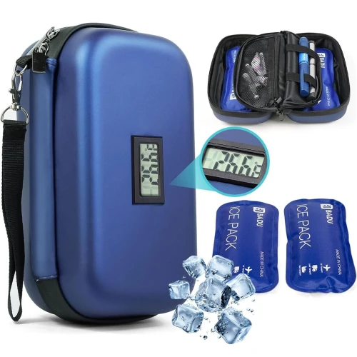 Pochette Isotherme pour Insuline  Écran de Température Intégré