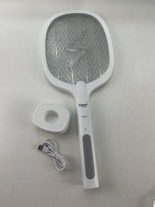Tapette à mouches électrique 2 en 1 rechargeable par USB LTD638  صاعق الناموس