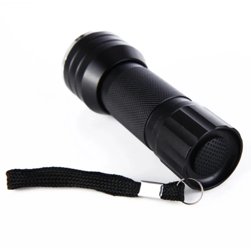 lampe de poche UV 21LED en alliage d'aluminium détecteur des scorpions et faux billet 
