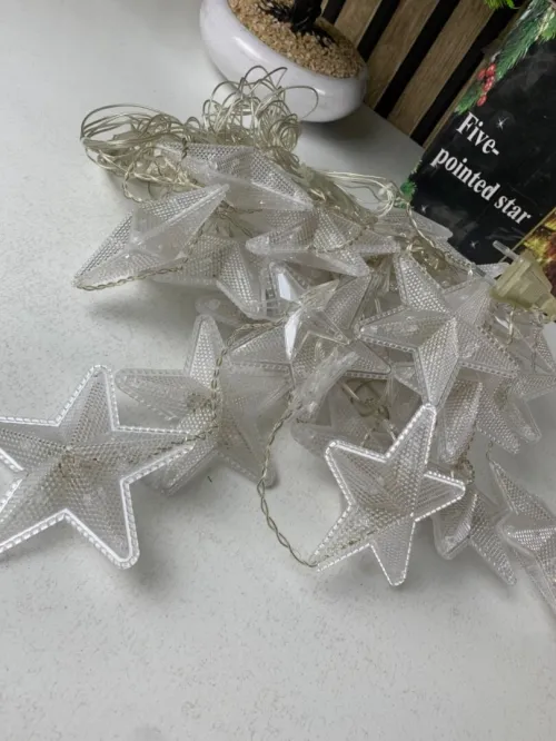 Guirlande LED Étoiles 3M  2 Modes dÉclairage Version 8