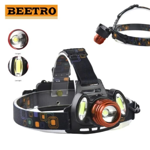 Lampe Frontale Lumineuse Sans Fil Avec 4 Modes Declairages Et Avec Zoom BEETRO LA-294