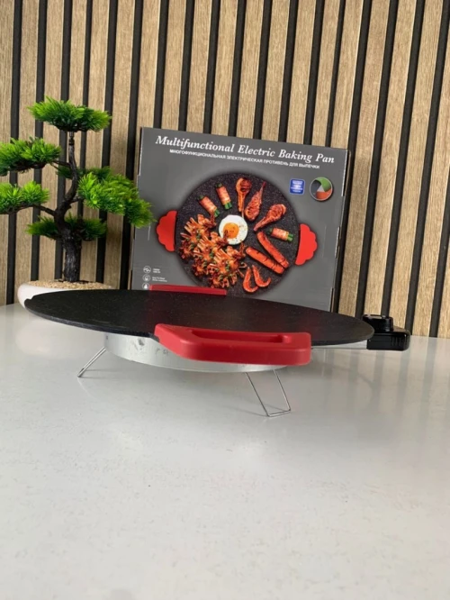 Plaque de Cuisson Électrique 36 cm Grill Sans Fumée Haute Performance