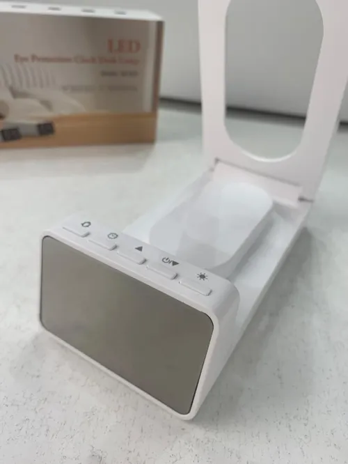 Lampe Multifonction Sans Fil  Éclairage LED, Réveil Intégré & Power Bank 10 000 mAh