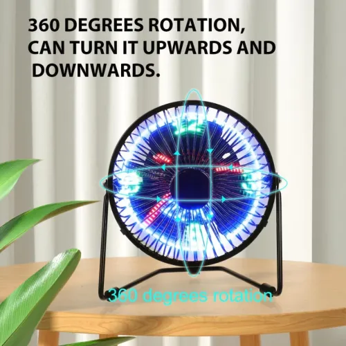 Ventilateur Intelligent de Bureau  Écran Digital Temps & Température