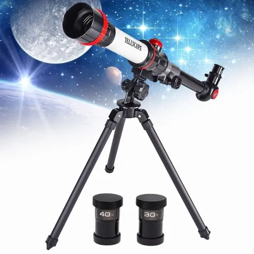 Télescope Astronomique Éducatif avec 3 Oculaires Idéal pour lObservation et lApprentissage