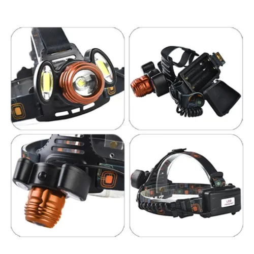 Lampe Frontale Lumineuse Sans Fil Avec 4 Modes Declairages Et Avec Zoom BEETRO LA-294