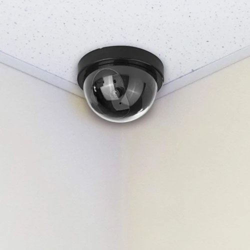 Caméra Factice de Surveillance Dôme avec LED Clignotante  كاميرا مراقبة وهمية مع ضوء