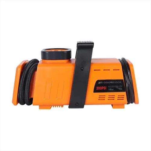 Compresseur dAir 200 PSI Orange Double Adaptateur 220V/12V