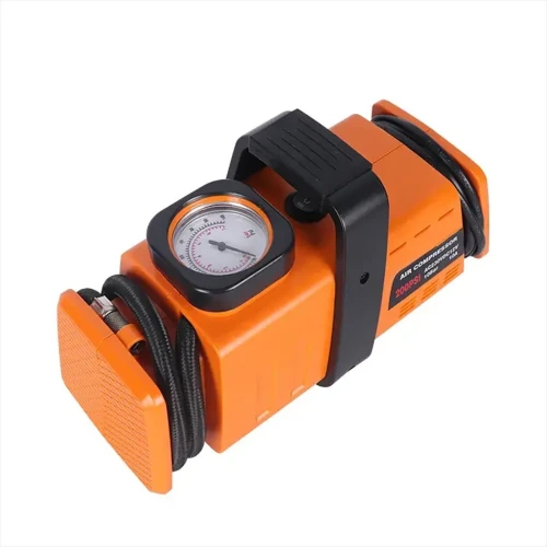 Compresseur dAir 200 PSI Orange Double Adaptateur 220V/12V
