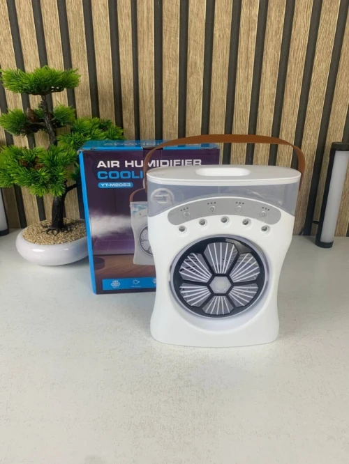 Ventilateur Portable avec Brumisation  3 Vitesses et USB et Éclairage