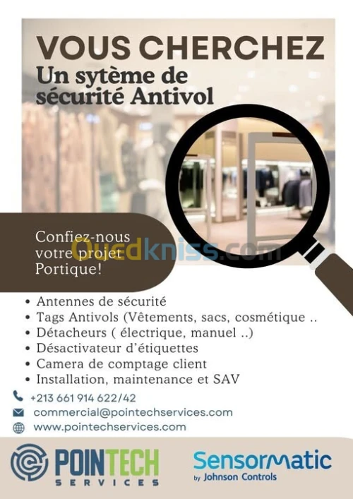 PROTÉGEZ VOTRE COMMERCE AVEC LES SOLUTIONS ANTI-VOL DE POINTECH SERVICES !