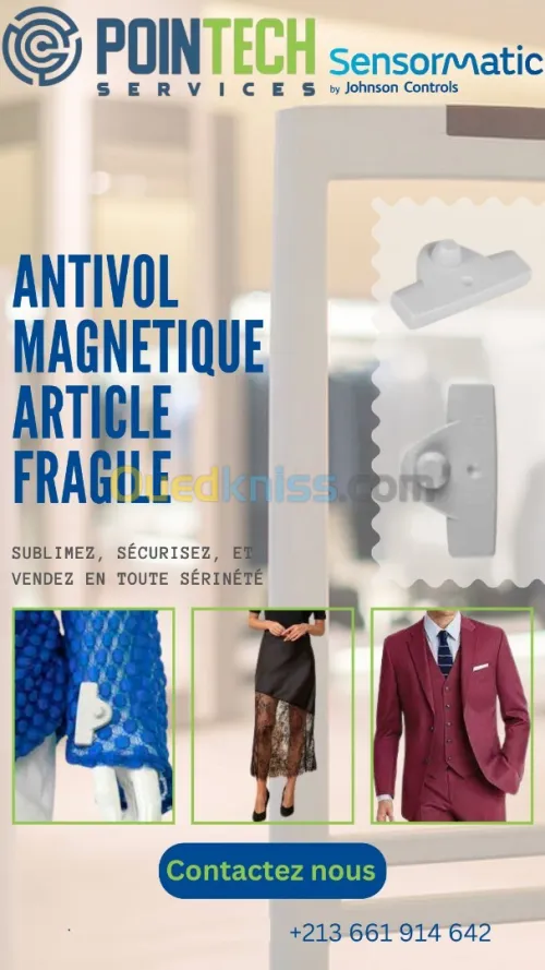 Sécurisez votre magasin avec les solutions Sensormatic avec Pointech Services