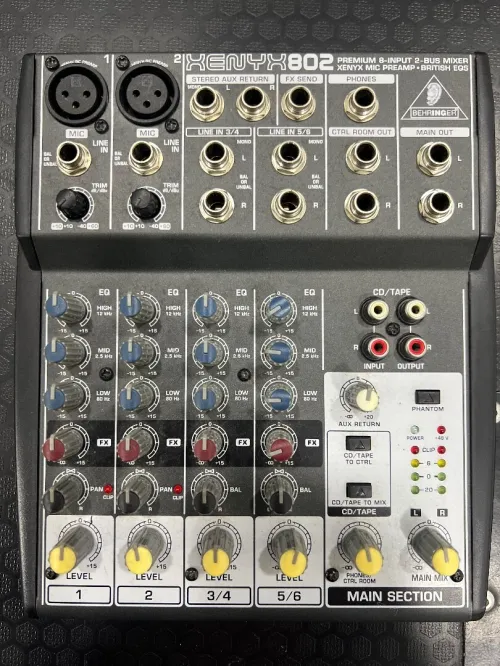 Tables de Mixages Amplifiée & Non Amplifiée