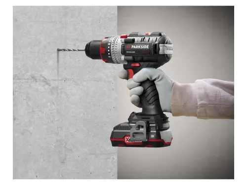 Visseuse Perceuse à Percussion Parkside Performance 20V Brushless 2 Batteries Chargeur accessoires