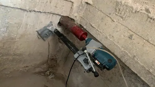 Carottage à béton 