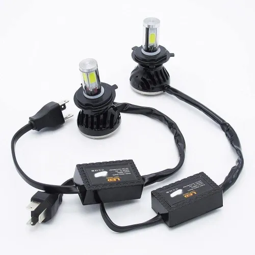 Kit Lampe de phare H4 LED 4 Directions 4000LM - مصابيح إضاءة أمامية للسيارات