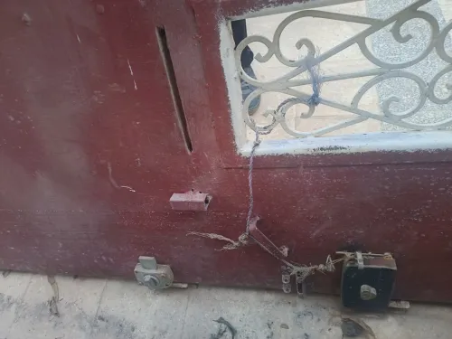 Porte en fer forgé