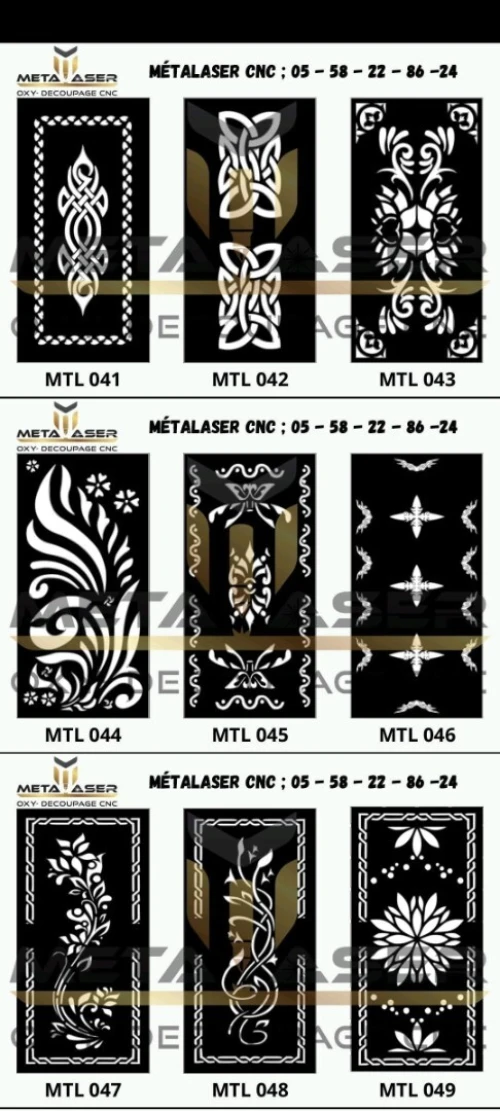 Catalogue De Découpe Plasma CNC كتالوج بلازما