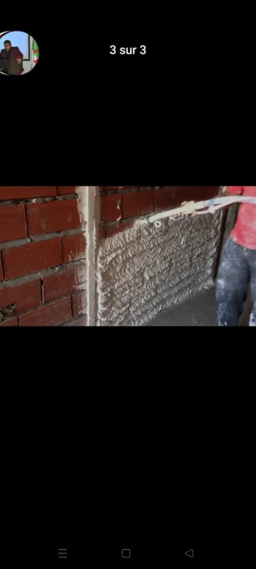 Travaux plâtre mp75 et monocouche 