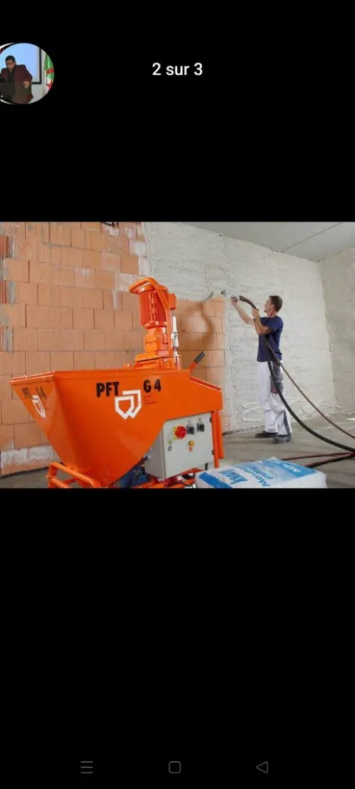 Travaux plâtre mp75 et monocouche 