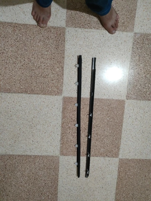 Lèche  vitre et baguettes Porte accent GLS noir