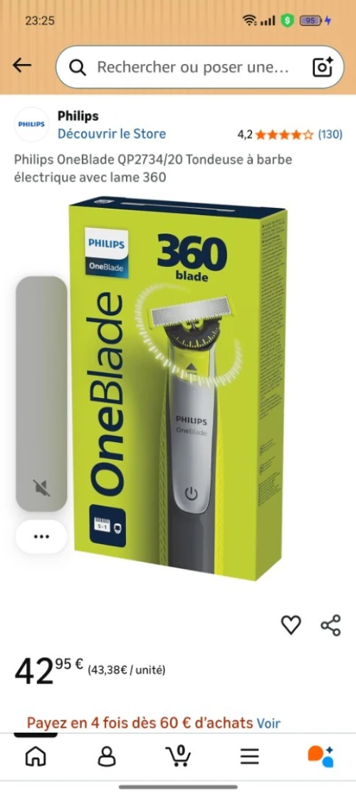 TONDEUSE ONE BLADE 360