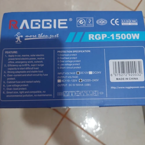 Convertisseur originale 12V à 220V 1500W