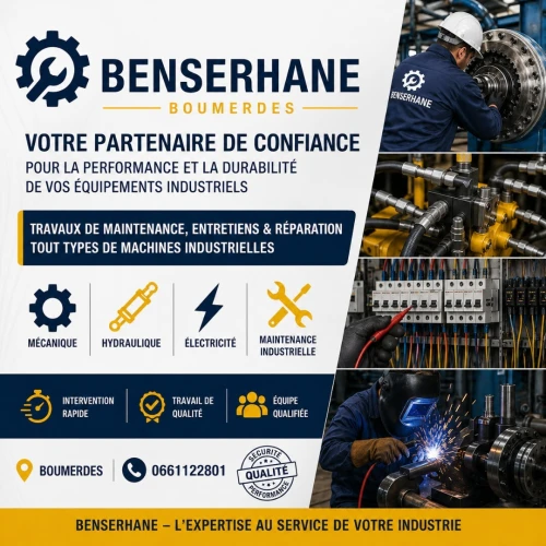 Maintenance machines industrielles