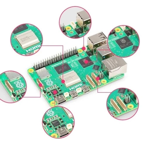 Raspberry pi 5 with active cooler 4gb/8go/16go full kit