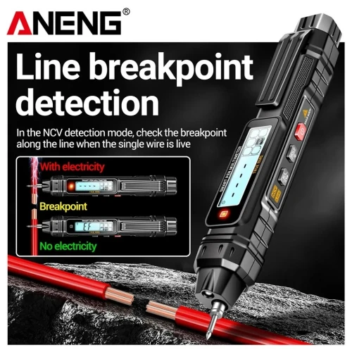 A3005A ANENG multimédia B valeur efficace vraie stylo de détection automatique ac/DC 