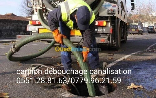 Camion. Débouchage Canalisation Et Vidange Et Curage