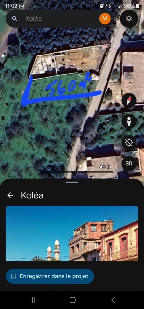 Vente Terrain Tipaza Kolea