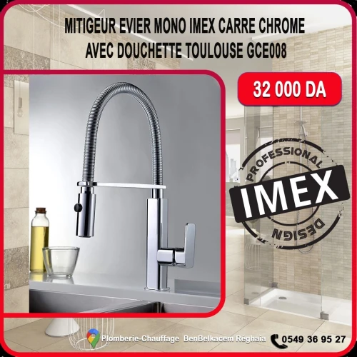 Robinetteries IMEX colonne/Mitigeur