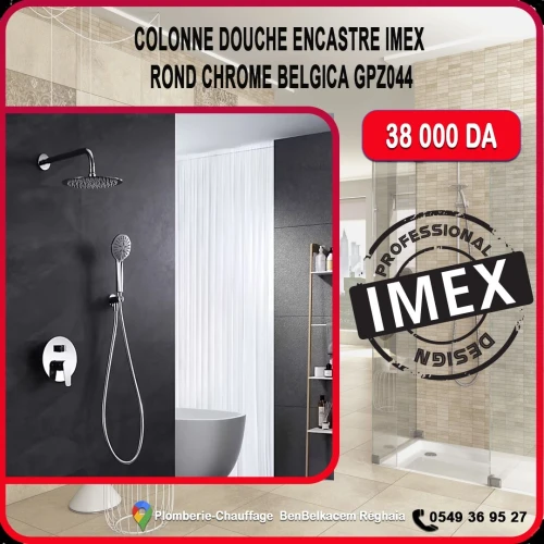 Robinetteries IMEX colonne/Mitigeur