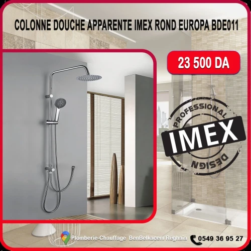 Robinetteries IMEX colonne/Mitigeur
