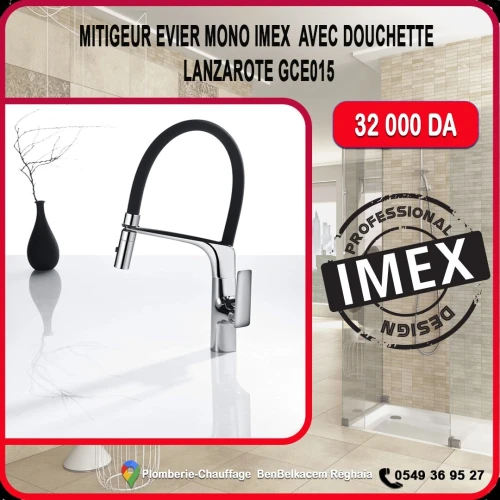 Robinetteries IMEX colonne/Mitigeur