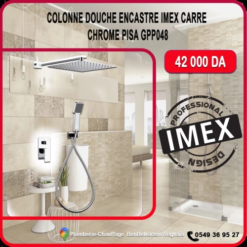 Robinetteries IMEX colonne/Mitigeur