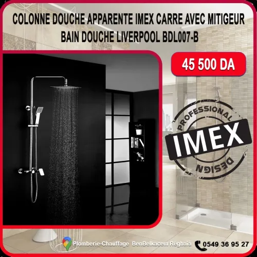 Robinetteries IMEX colonne/Mitigeur
