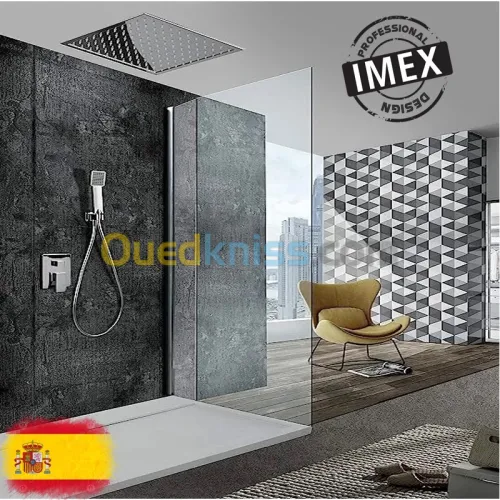 Colonne de douche encastré VOLGA IMEX GET015 chromé