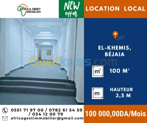 Location Local Béjaïa Bejaia