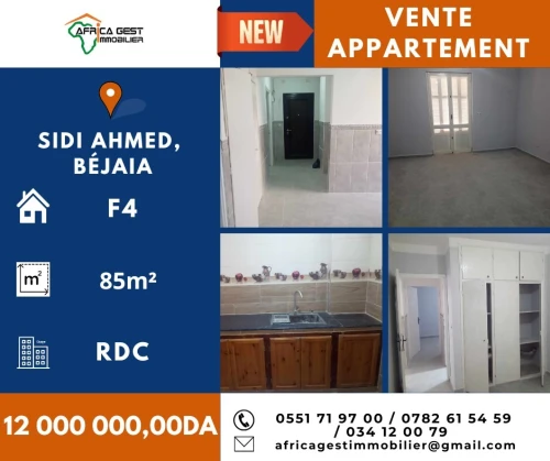 Vente Appartement F4 Béjaïa Bejaia