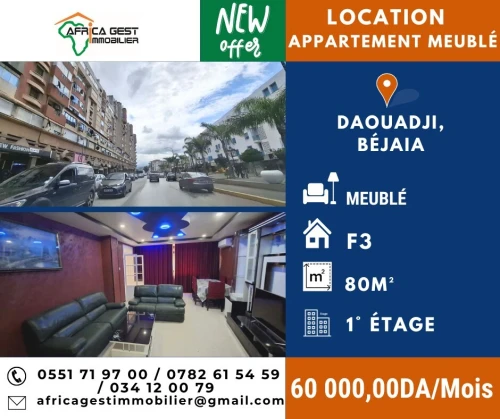 Location Appartement F3 Béjaïa Bejaia
