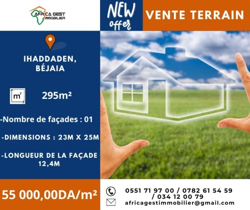 Vente Terrain Béjaïa Bejaia