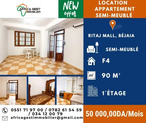 Location Appartement F4 Béjaïa Bejaia