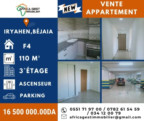 Vente Appartement F3 Béjaïa Bejaia