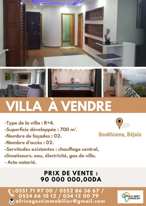 Vente Villa Bejaia Bejaia