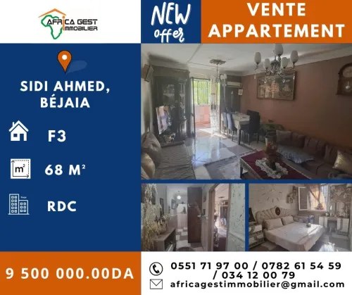Vente Appartement F3 Béjaïa Bejaia