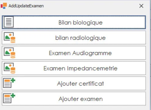 Logiciel de gestion de cabinet médical ORL