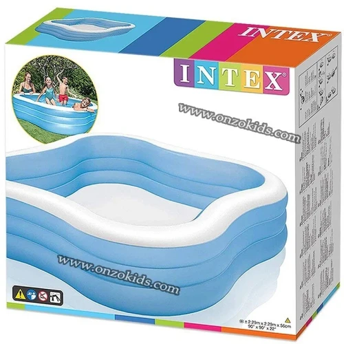 Piscine familiale Beach Wave 229 x 229 x 56 cm -Intex