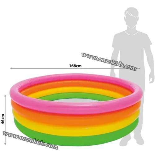 Piscine Sunset Glow 168 46 cm INTEX